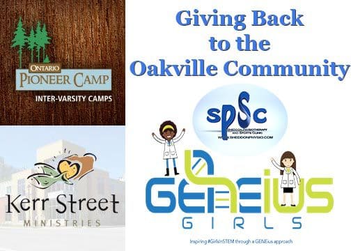 Giving Back to the Oakville Community