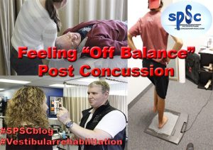 off balance post concussion physiotherapy sports clinic oakville mississauga