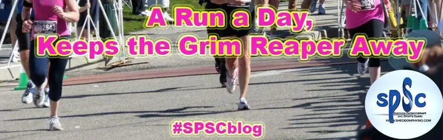 Daily running keeps the doctor away. Improve your health.