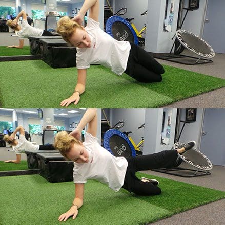 side plank exercise soccer injury prevention Sheddon Physio Sports Clinic Oakville Mississauga