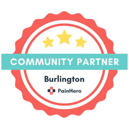 Sheddon Burlington PainHero Badge-Community Partner
