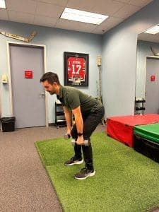 Dumbbell Romanian Deadlift down