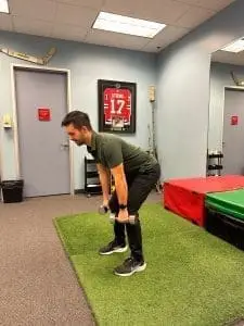 Dumbbell Romanian Deadlift down