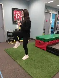 Reverse Lunge to High Knee running injury prevention exercise