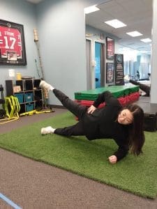 Side Plank with Hip Abduction running injury prevention exercise