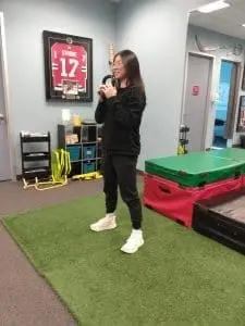 running injury prevention exercise goblet squats