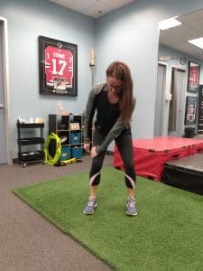 golf player hip mobility exercise
