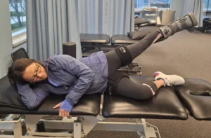 Hip Abduction Maintains strength in the outer hip muscles Sports Injury Rehabilitation Oakville Hip Abduction Maintains strength in the outer hip muscles Sports Injury Rehabilitation Oakville