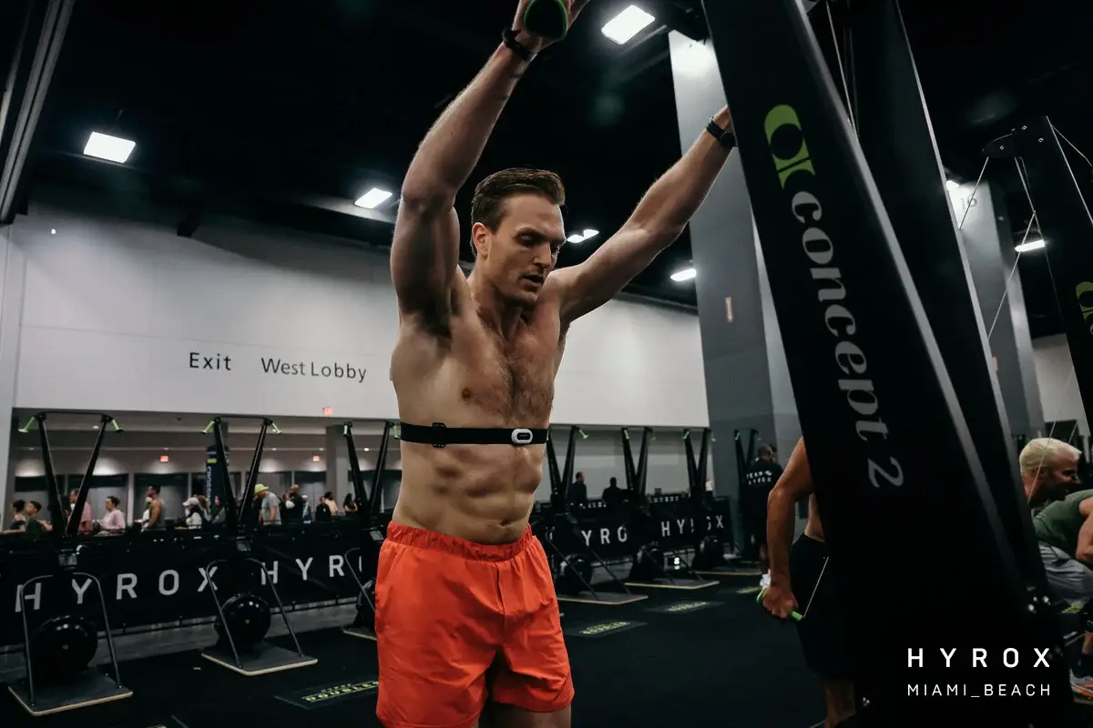 hyrox shoulder exercise