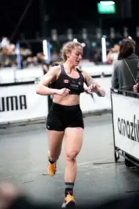 hyrox athlete running