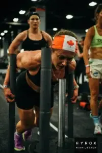 hyrox sled push and shoulder pain