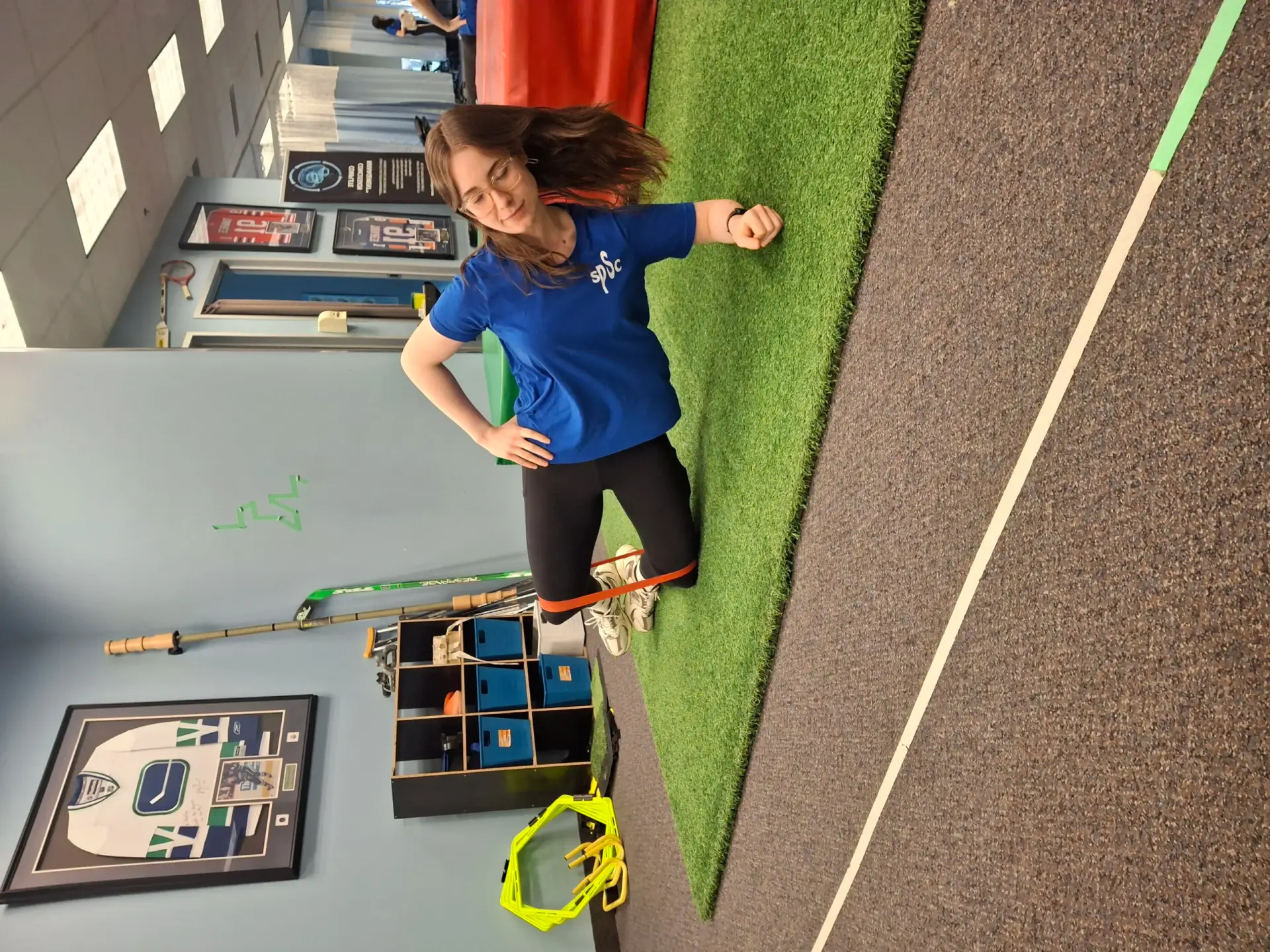 side plank in clinic